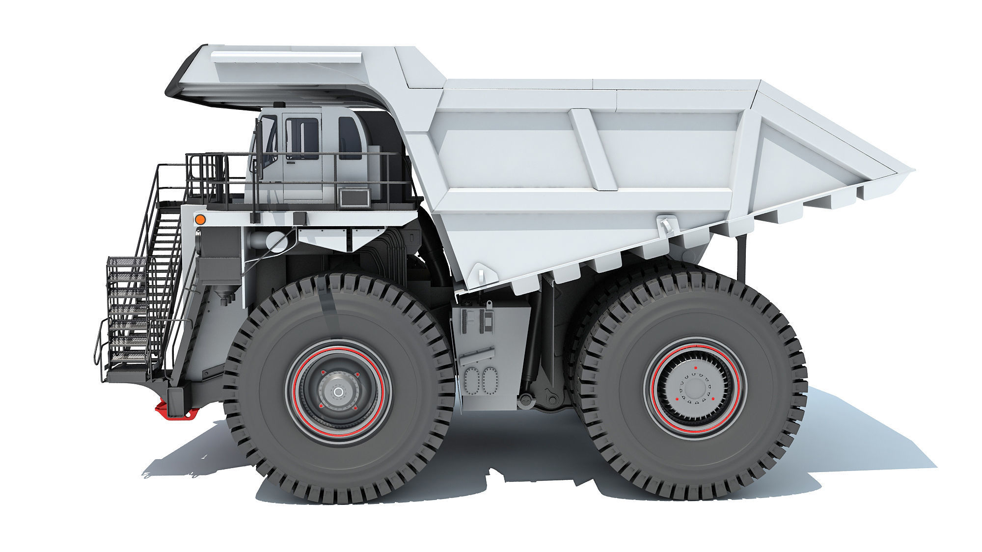 Mining Dump Truck 3D model_2