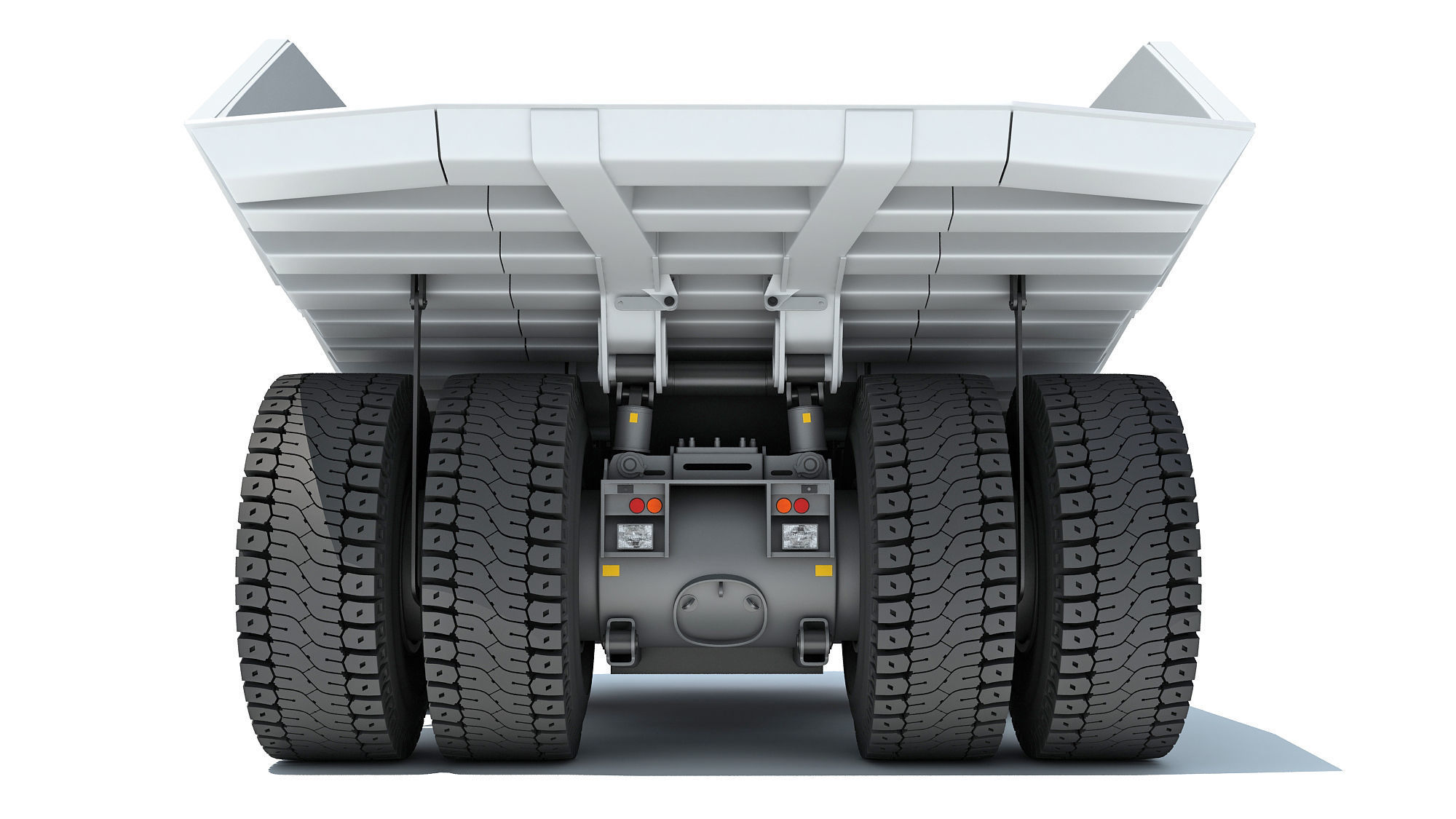 Mining Dump Truck 3D model_4