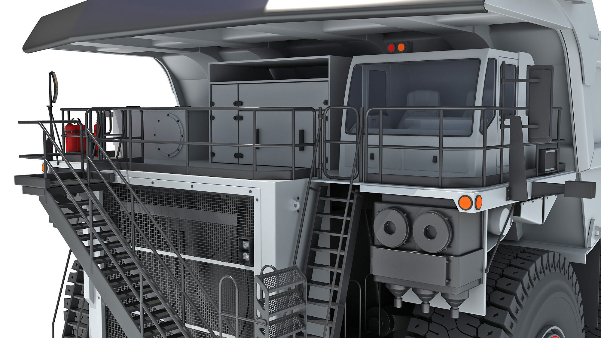 Mining Dump Truck 3D model_11