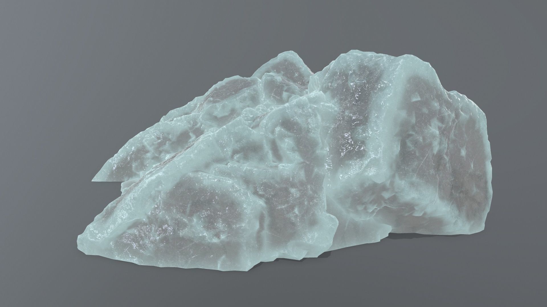 stairs Low-poly 3D model_4