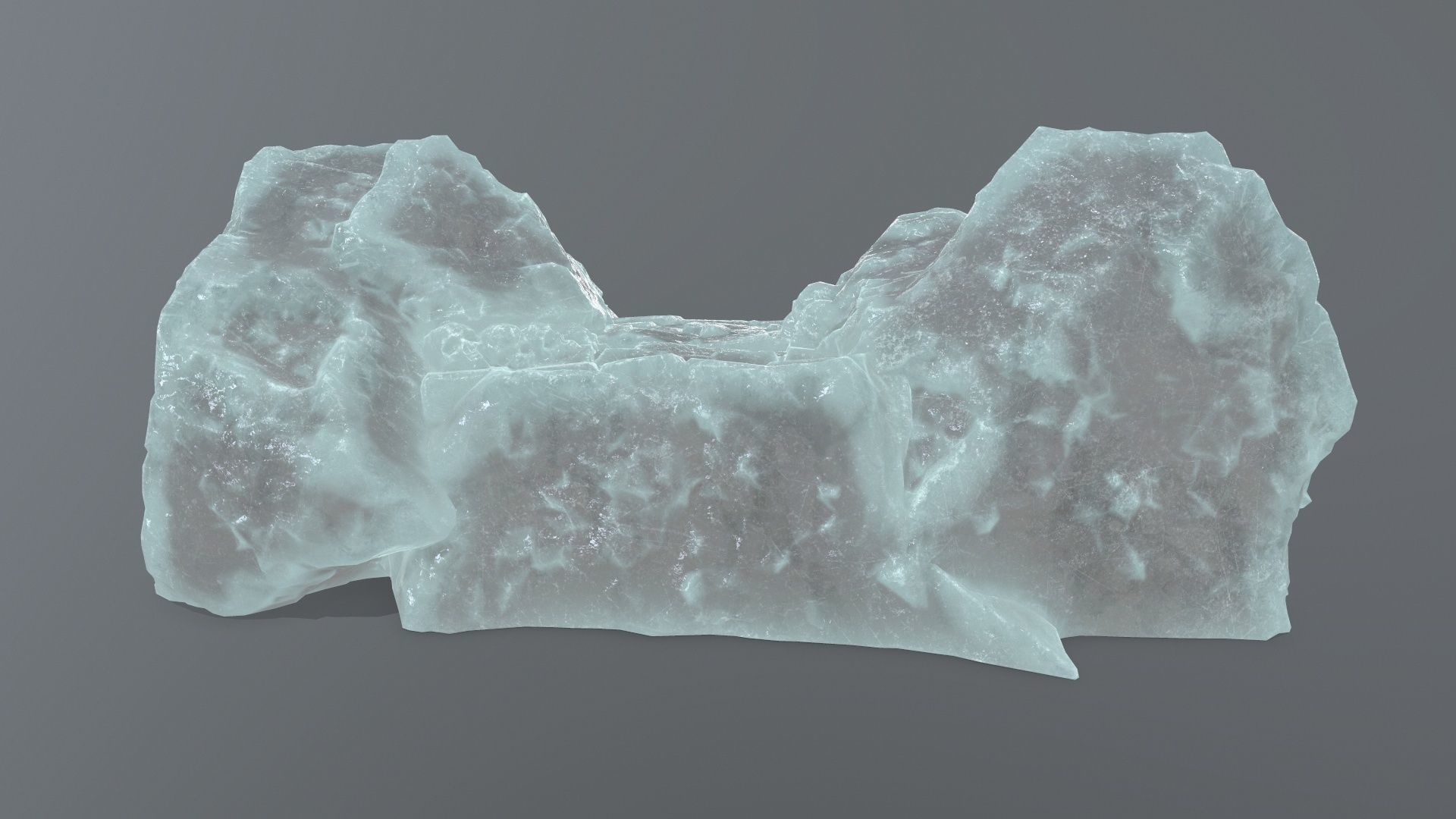 stairs Low-poly 3D model_7