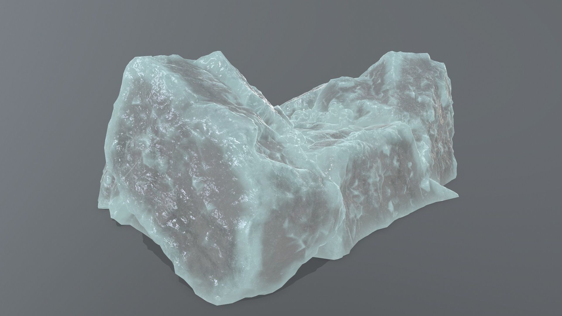 stairs Low-poly 3D model_6