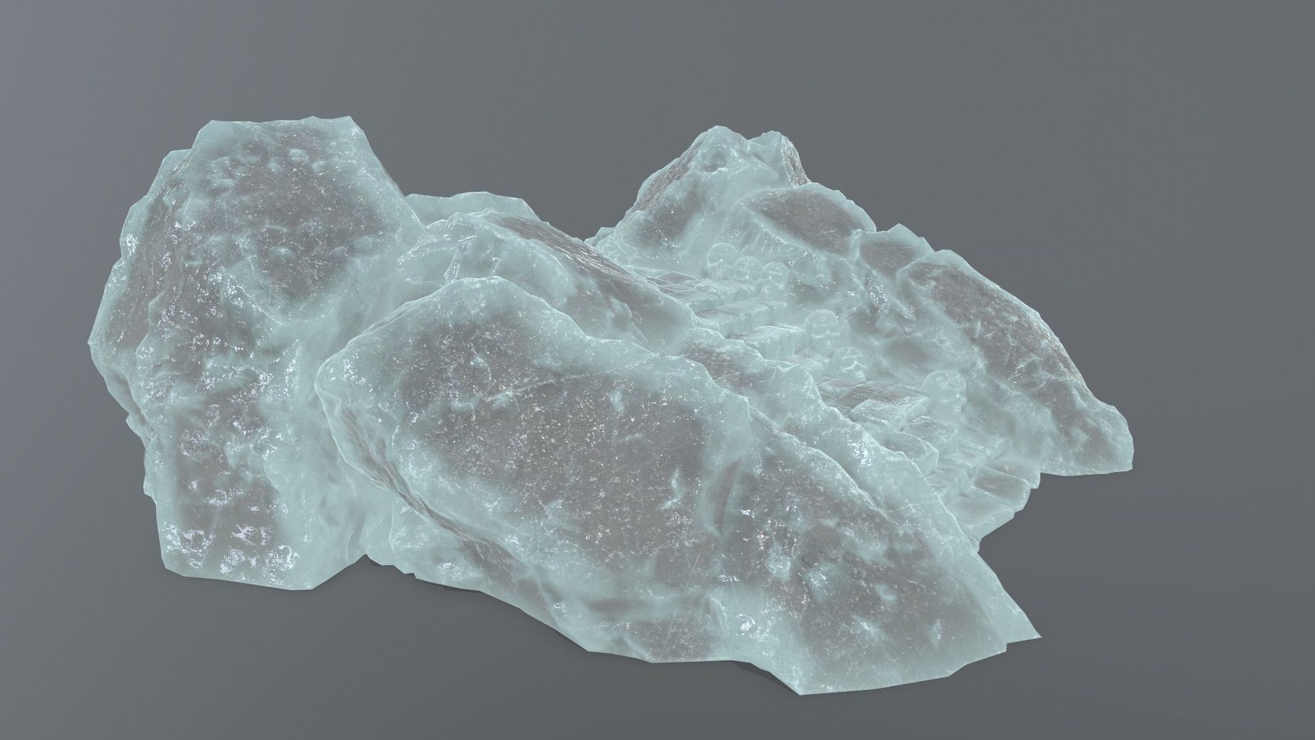 stairs Low-poly 3D model_11