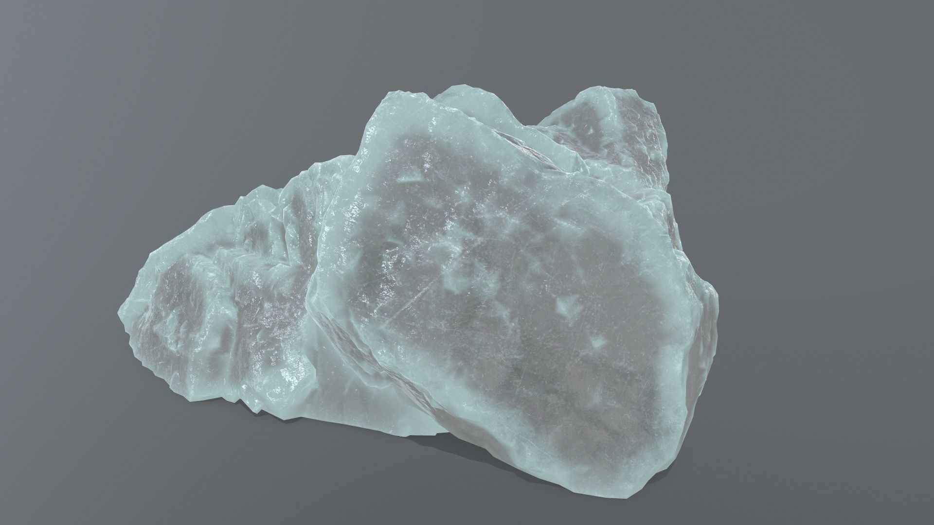 stairs Low-poly 3D model_5