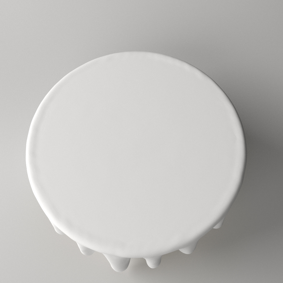 Table and Cloth 3D model_1