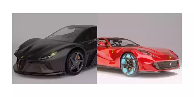 Ferrari Asset Pack 3D Model Collection