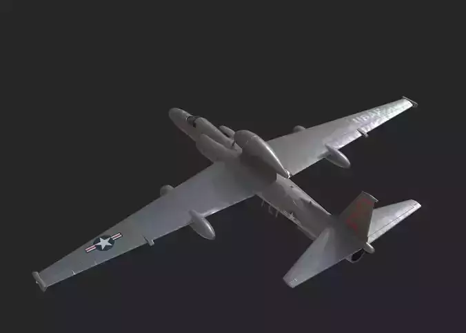 USA Air Force Lockheed U2S Dragon Lady reconnaissance airplane