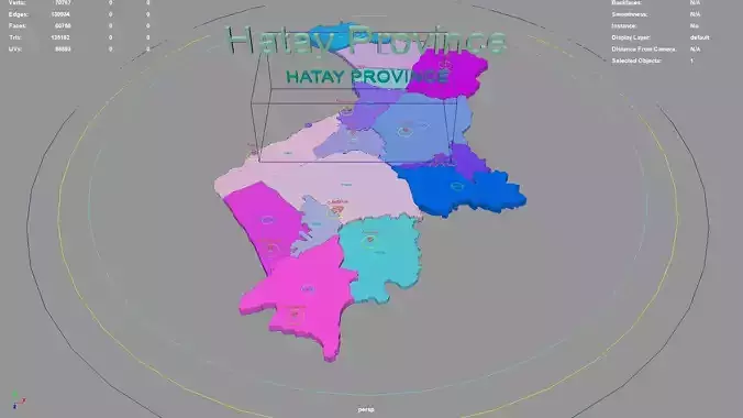 Hatay Province  Mediterranean Region  Turkey map region