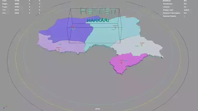 Hakkari  Eastern Anatolia Region  Turkey map region geography