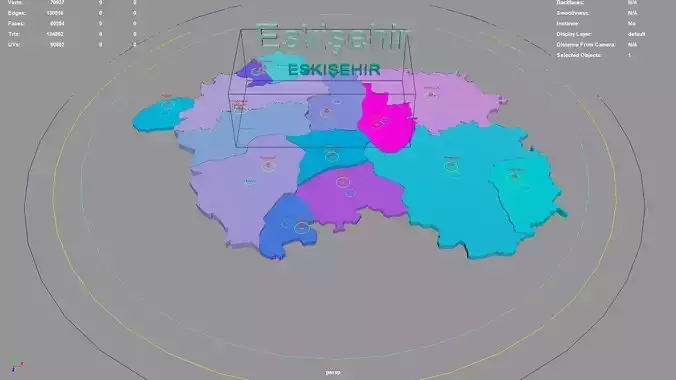 Eskisehir  Central Anatolia Region  Turkey map region geography