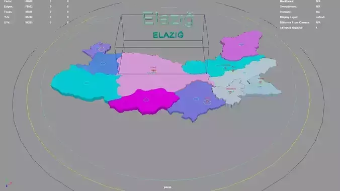 Elazig  Eastern Anatolia Region  Turkey map region geography