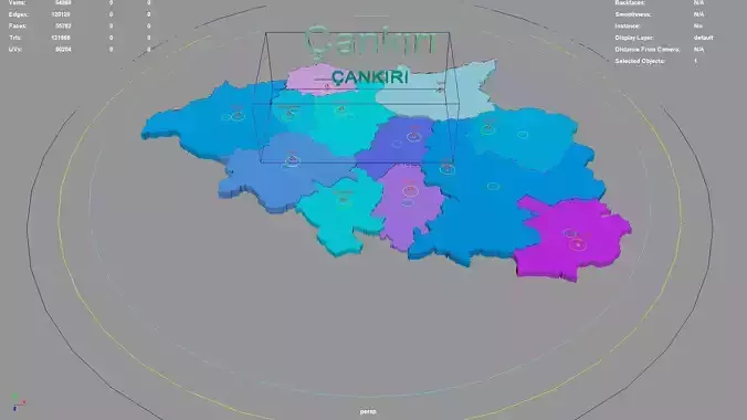 Cankiri  Central Anatolia Region  Turkey map region geography