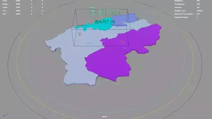 Bartin  Black Sea Region  Turkey map region geography political