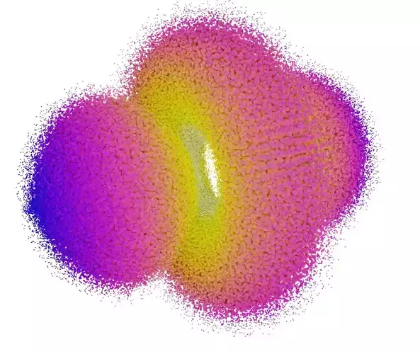 Harmonic Oscillator Wavefunction 1D 3D model