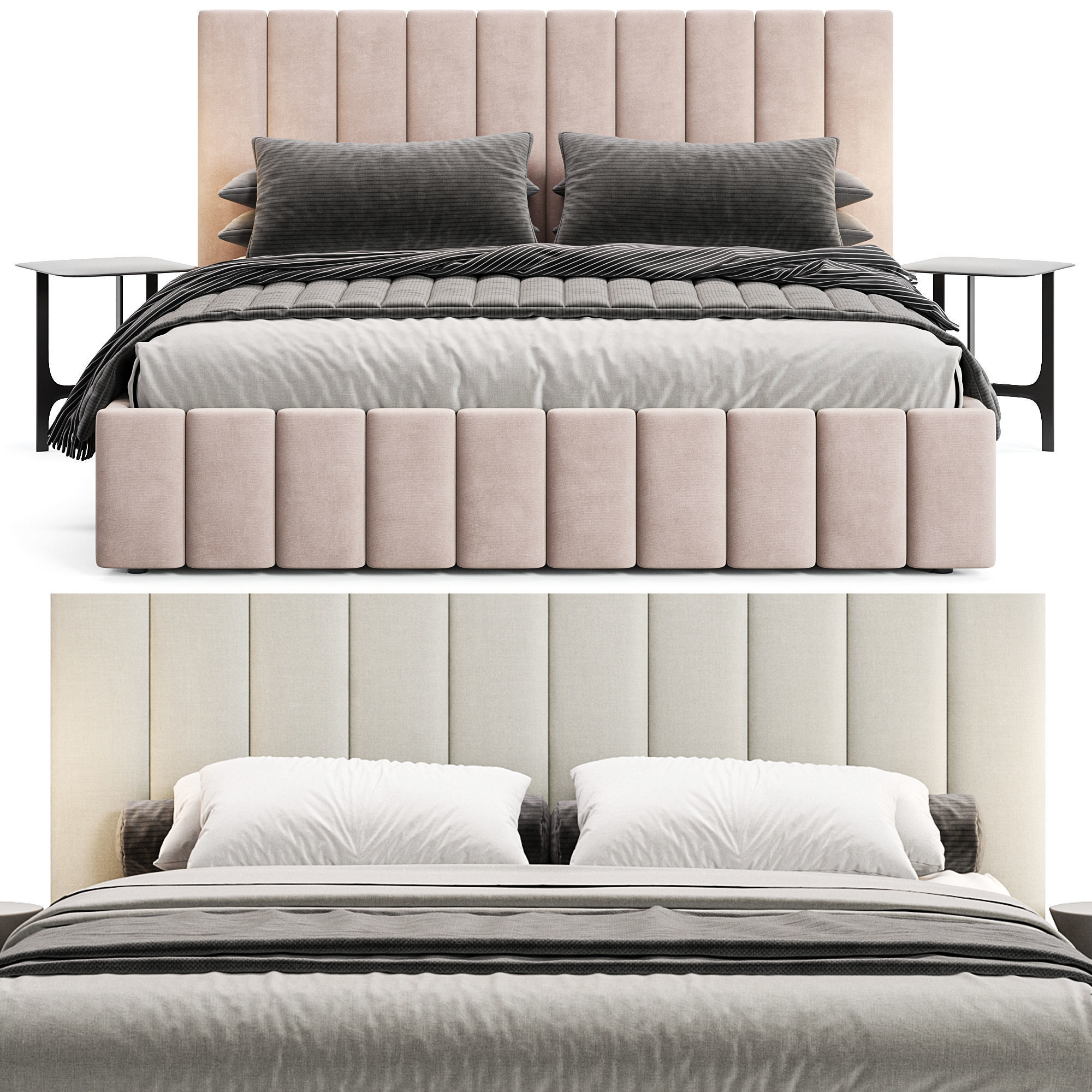 Bed with lifting mechanism Erica Formula 230 3D model_4