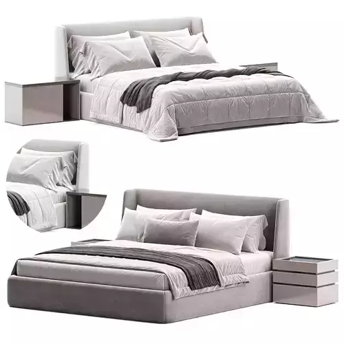 Dexter Bed By Luxury Giuliomarelli