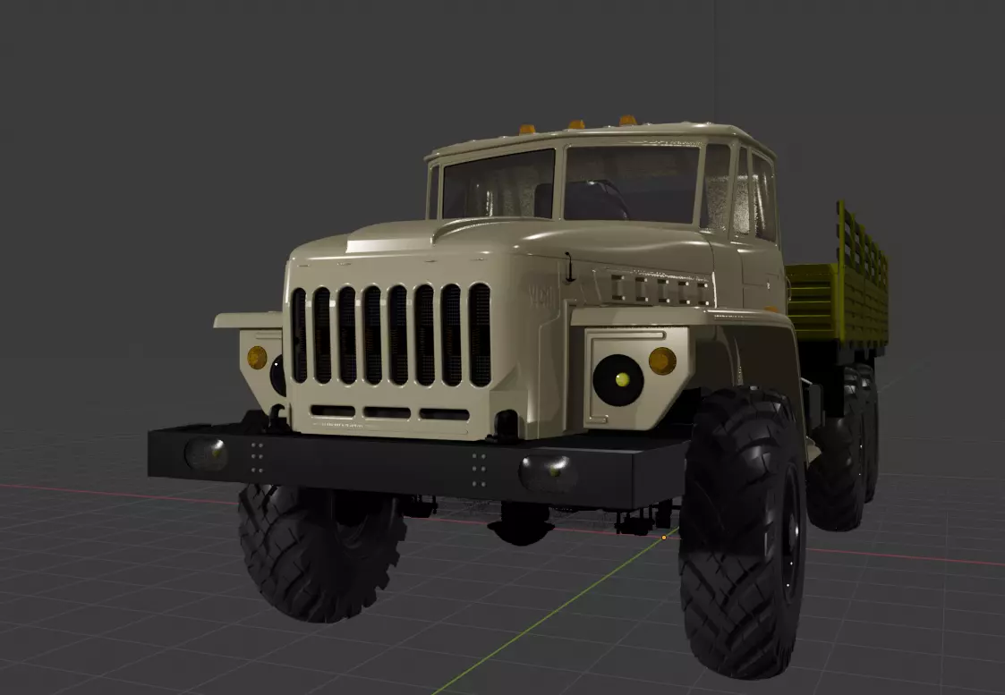 URAL 4320 3D print model