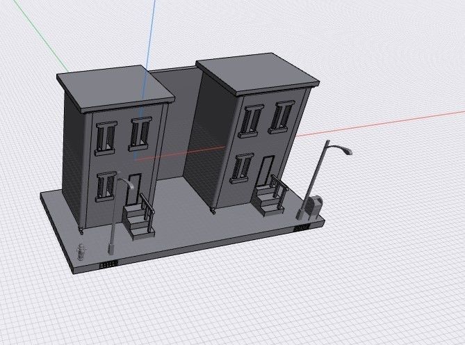 Roll House 3D model_3