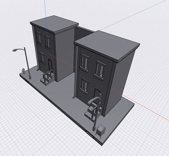 Roll House 3D model