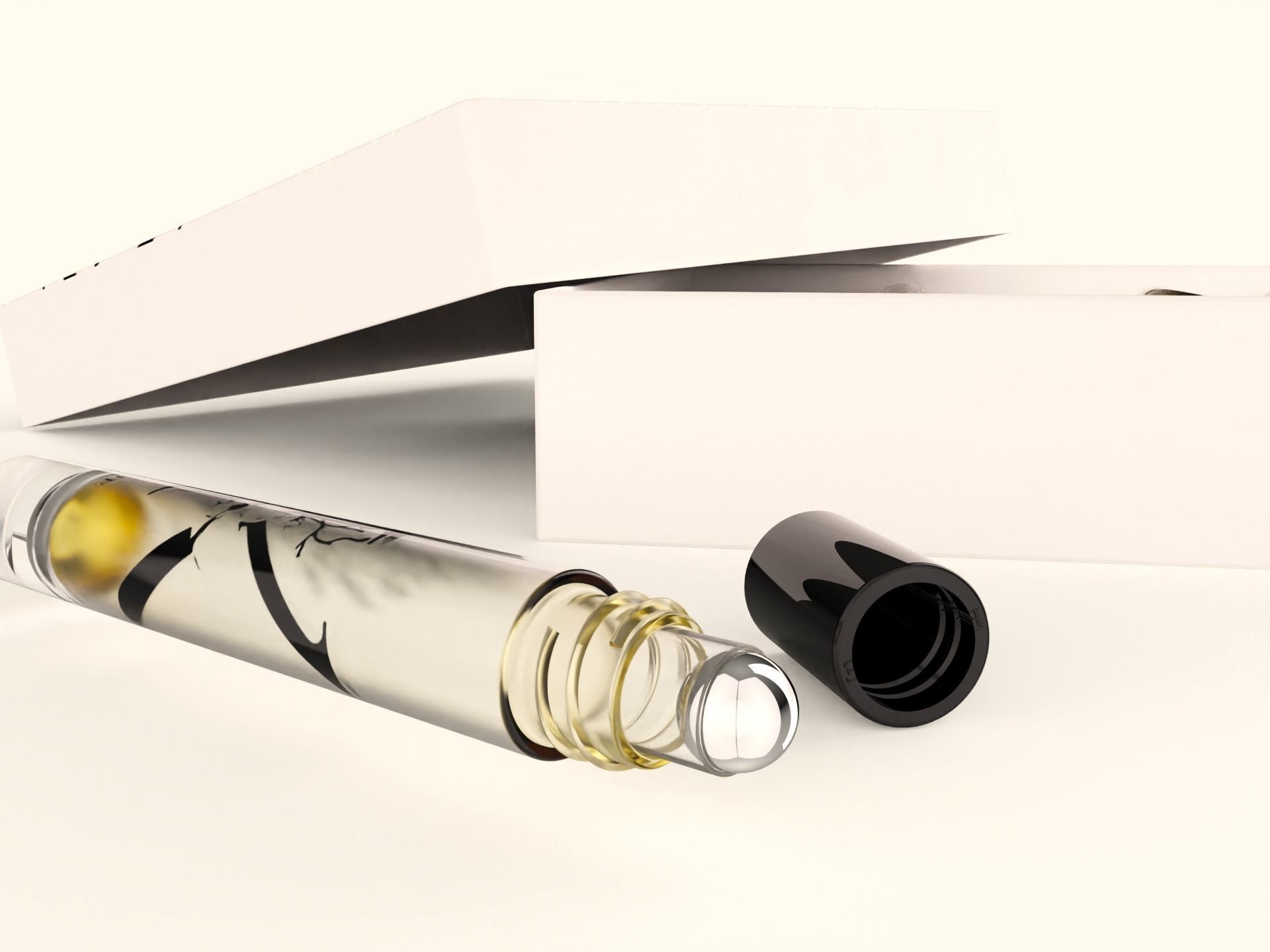 Roller Ball Perfume Gift Set with packaging Free 3D model_2