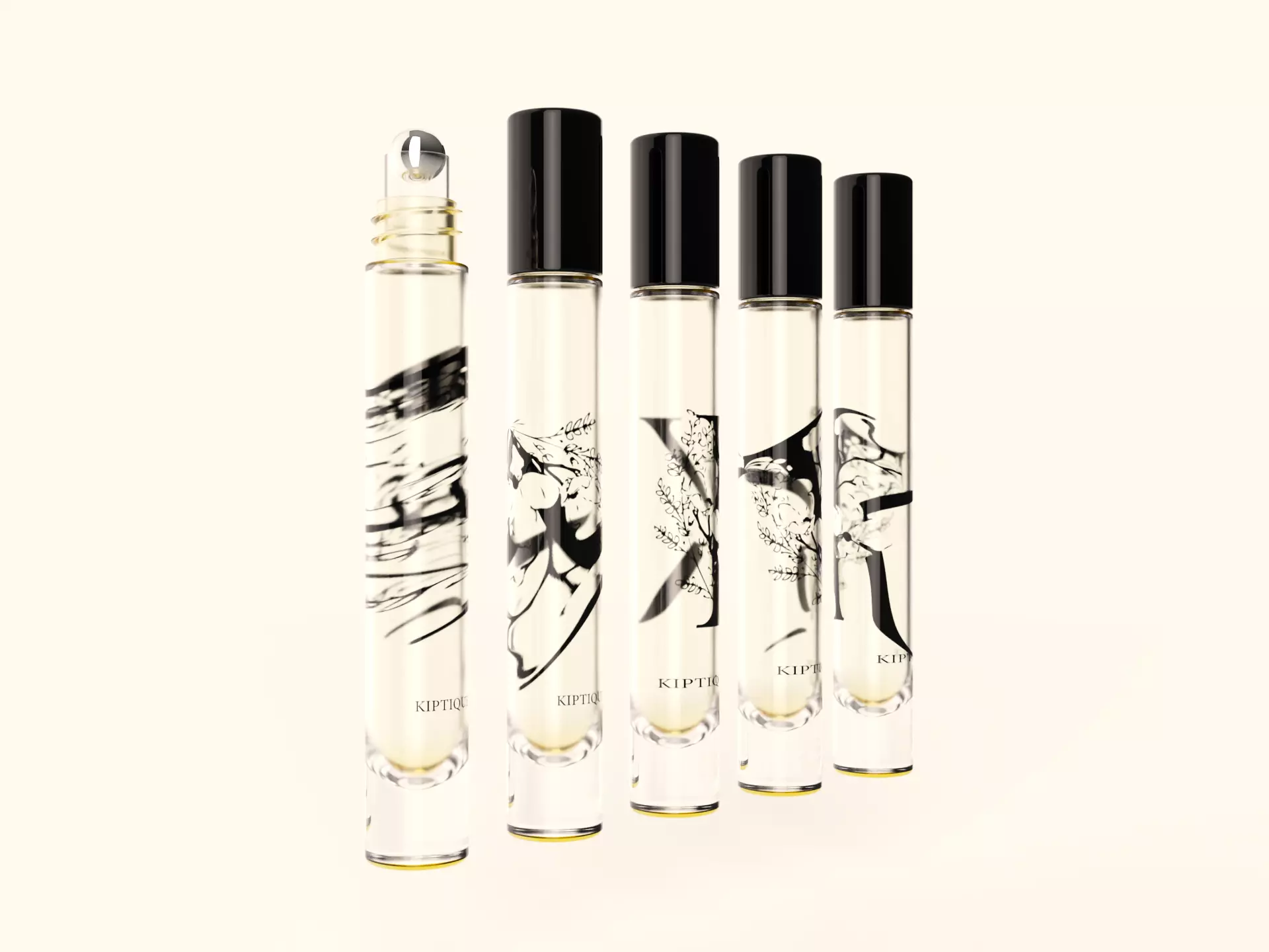 Roller Ball Perfume Gift Set with packaging Free 3D model_0