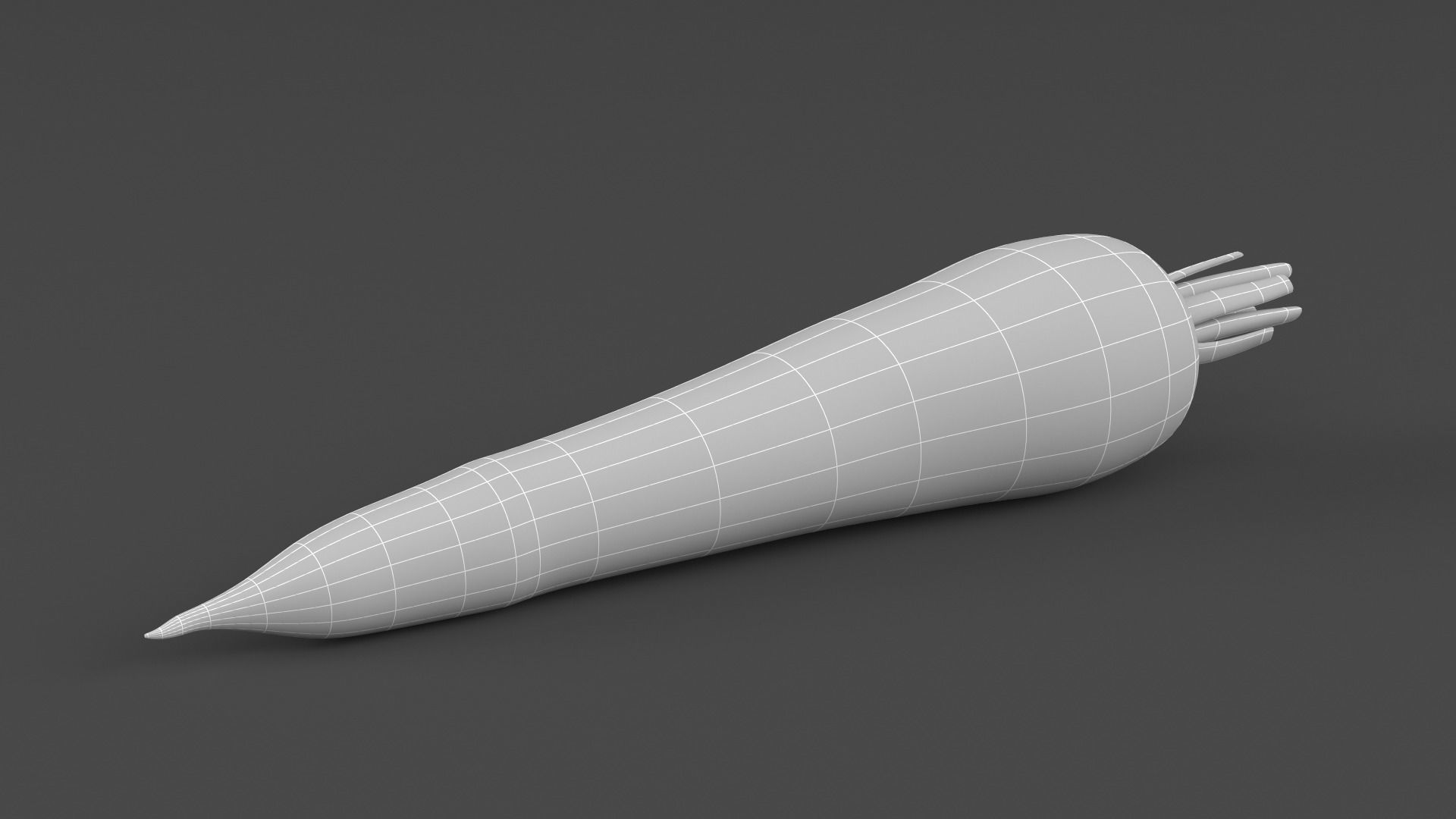 Carrot 3D model_6