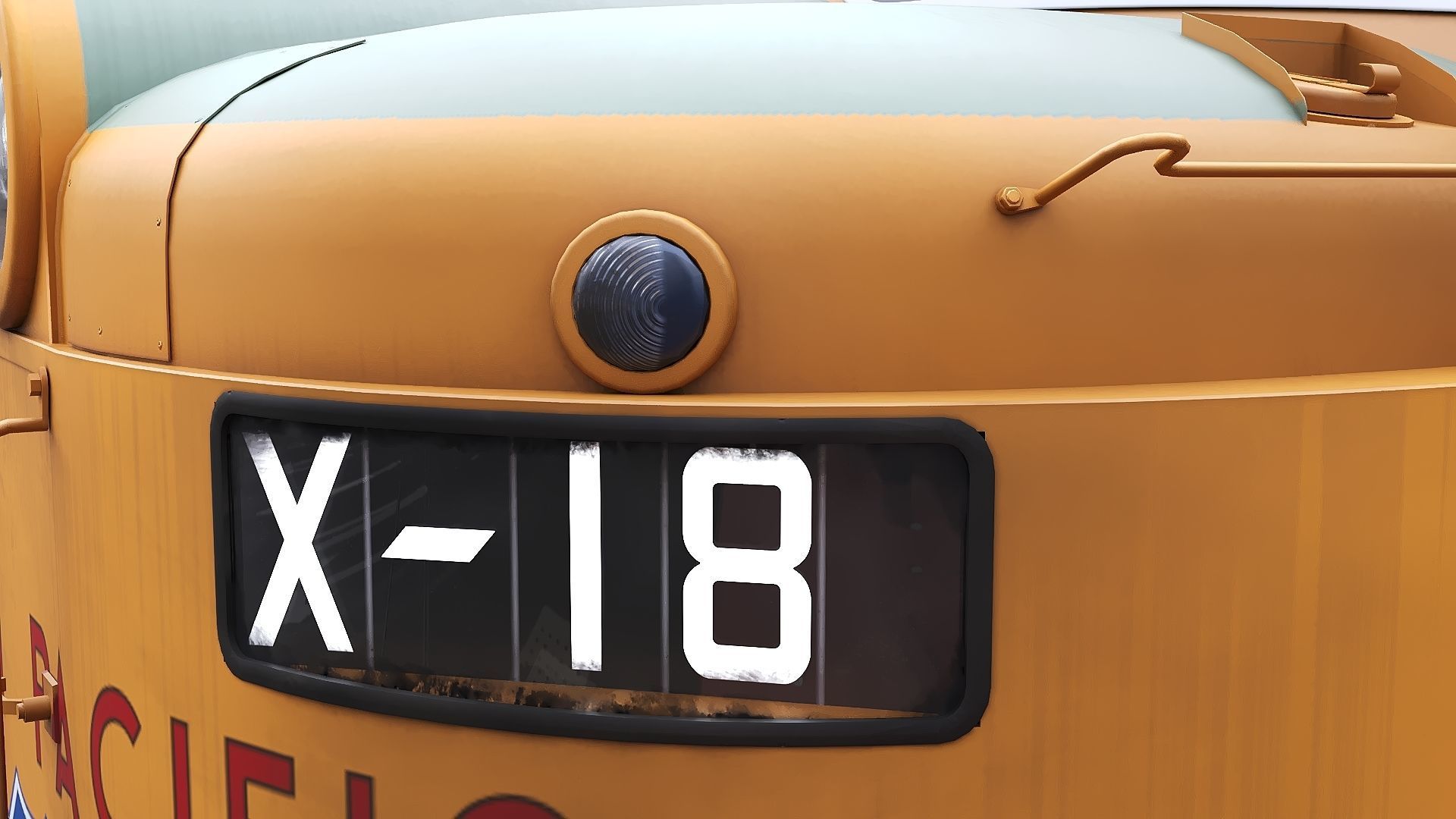 Union Pacific Gas turbine-electric locomotive Low-poly 3D model_54