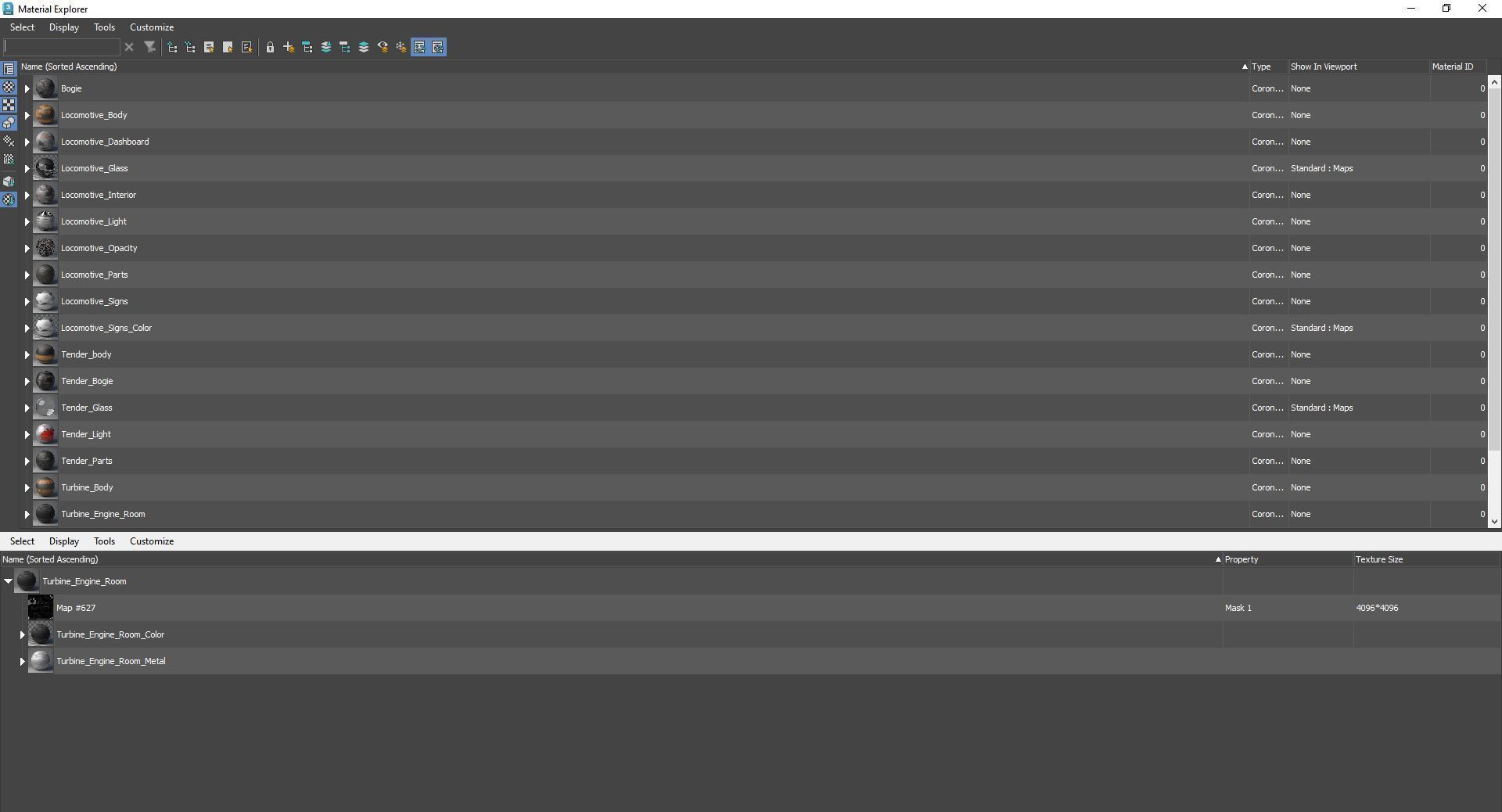 Union Pacific Gas turbine-electric locomotive Low-poly 3D model_98