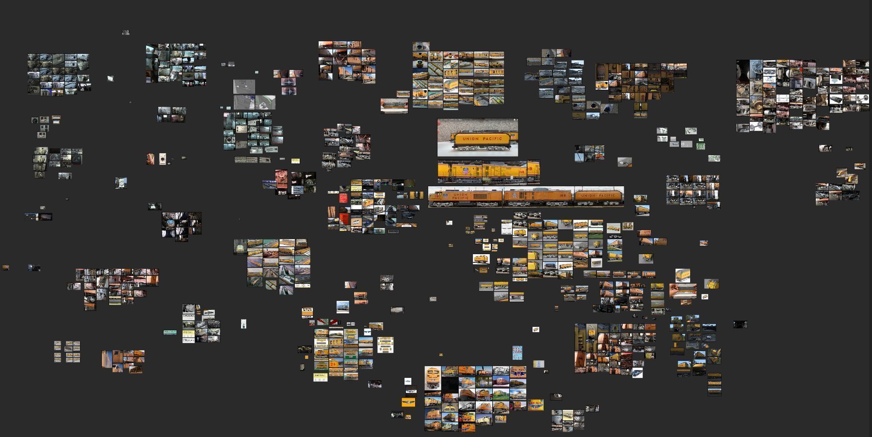 Union Pacific Gas turbine-electric locomotive Low-poly 3D model_96