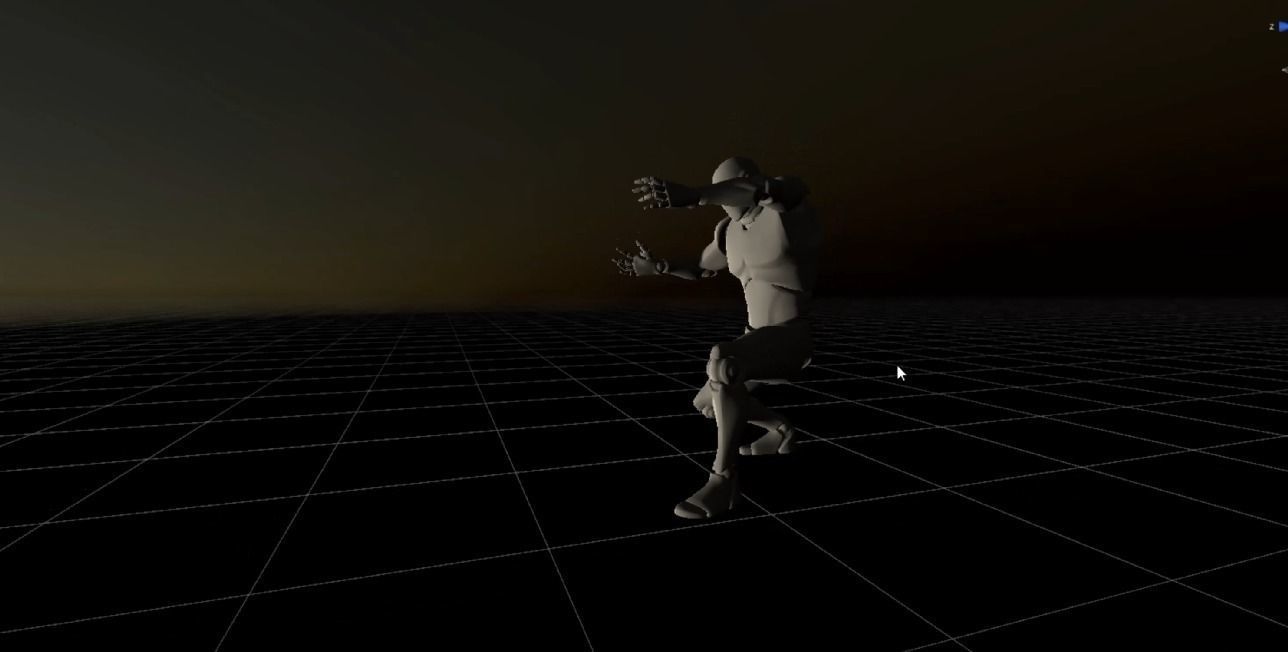 Attack Horror Animations  25 dynamic animations for UE4 skeleton Low-poly 3D model_6