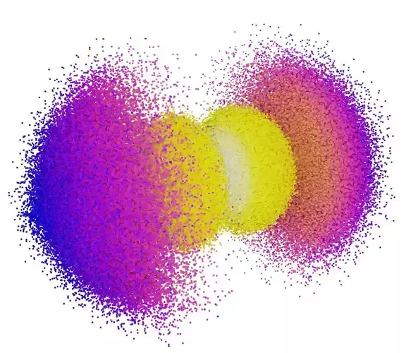 Harmonic Oscillator Wavefunction 2P 3D model