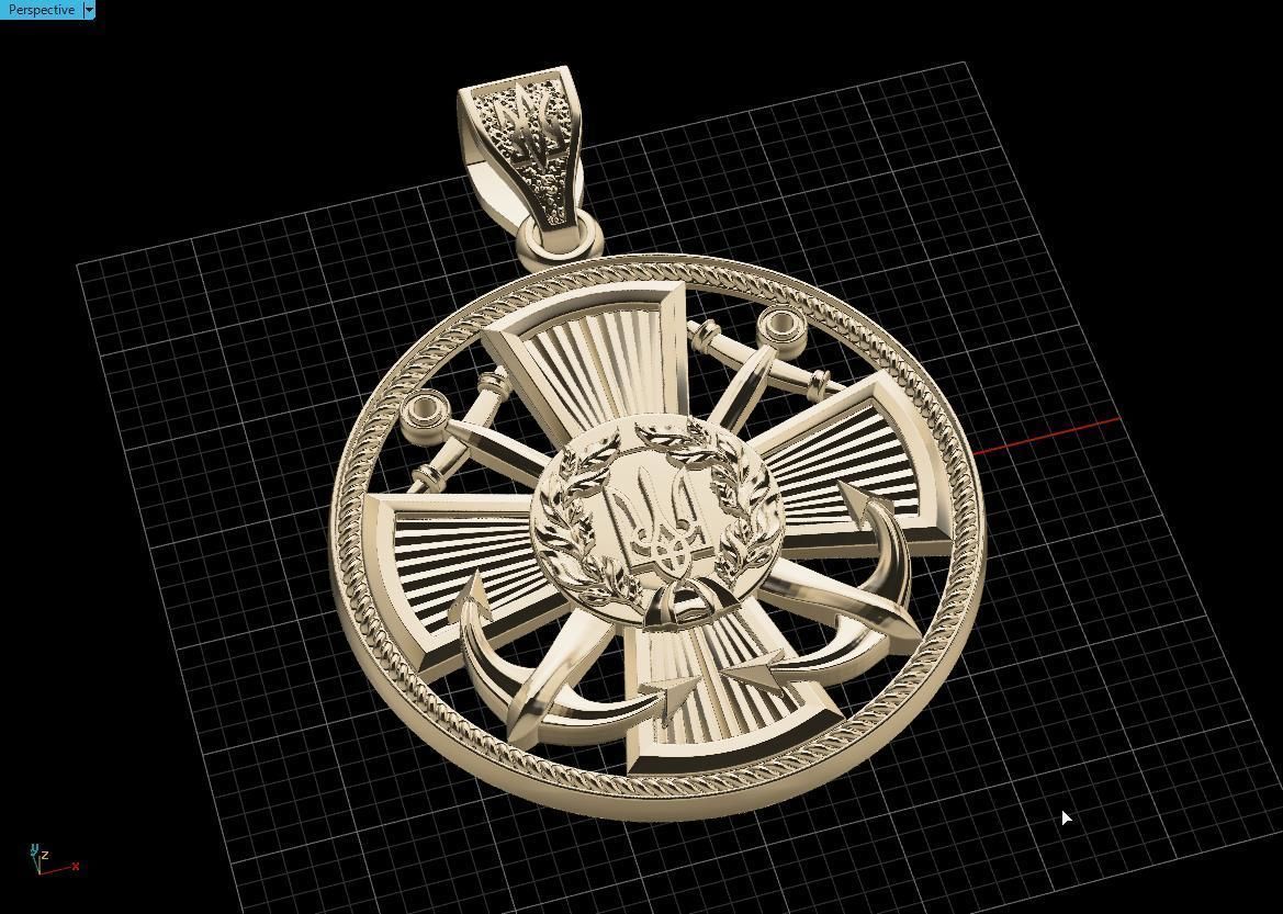 Ukranian Army Emblems 3D print model_7