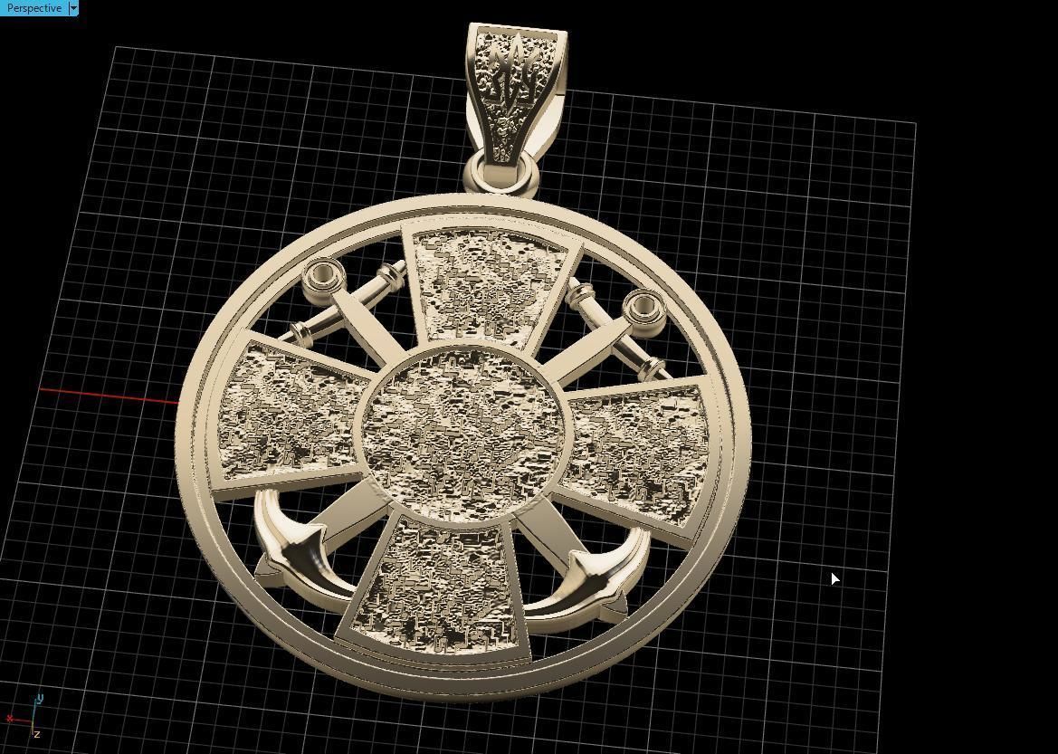 Ukranian Army Emblems 3D print model_8