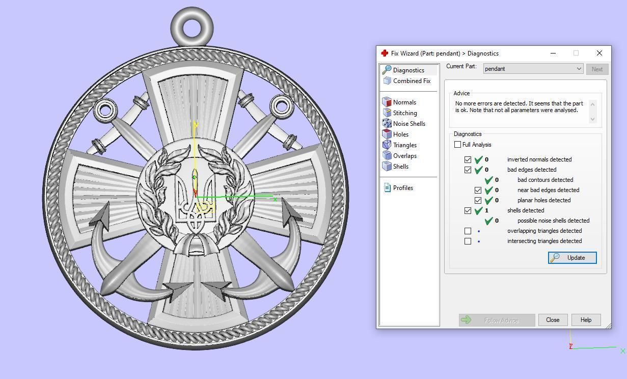 Ukranian Army Emblems 3D print model_19