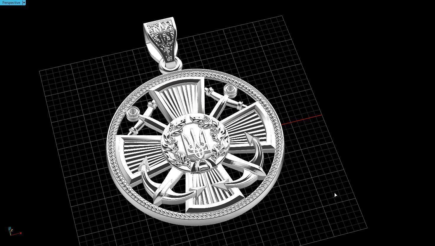 Ukranian Army Emblems 3D print model_5