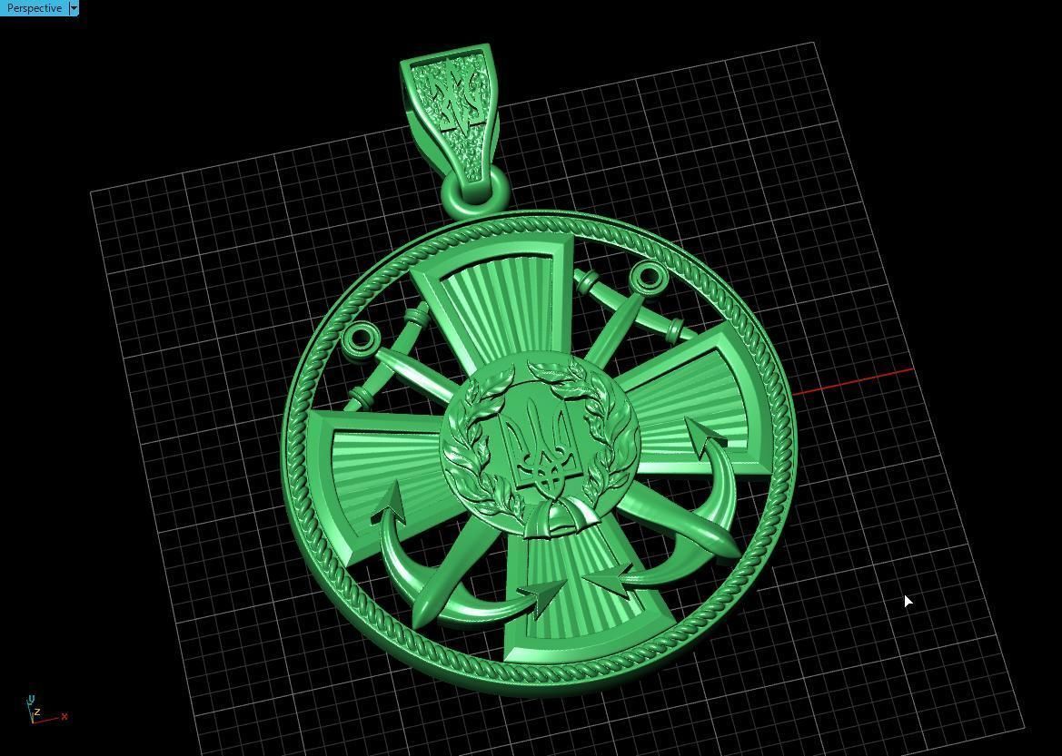 Ukranian Army Emblems 3D print model_11