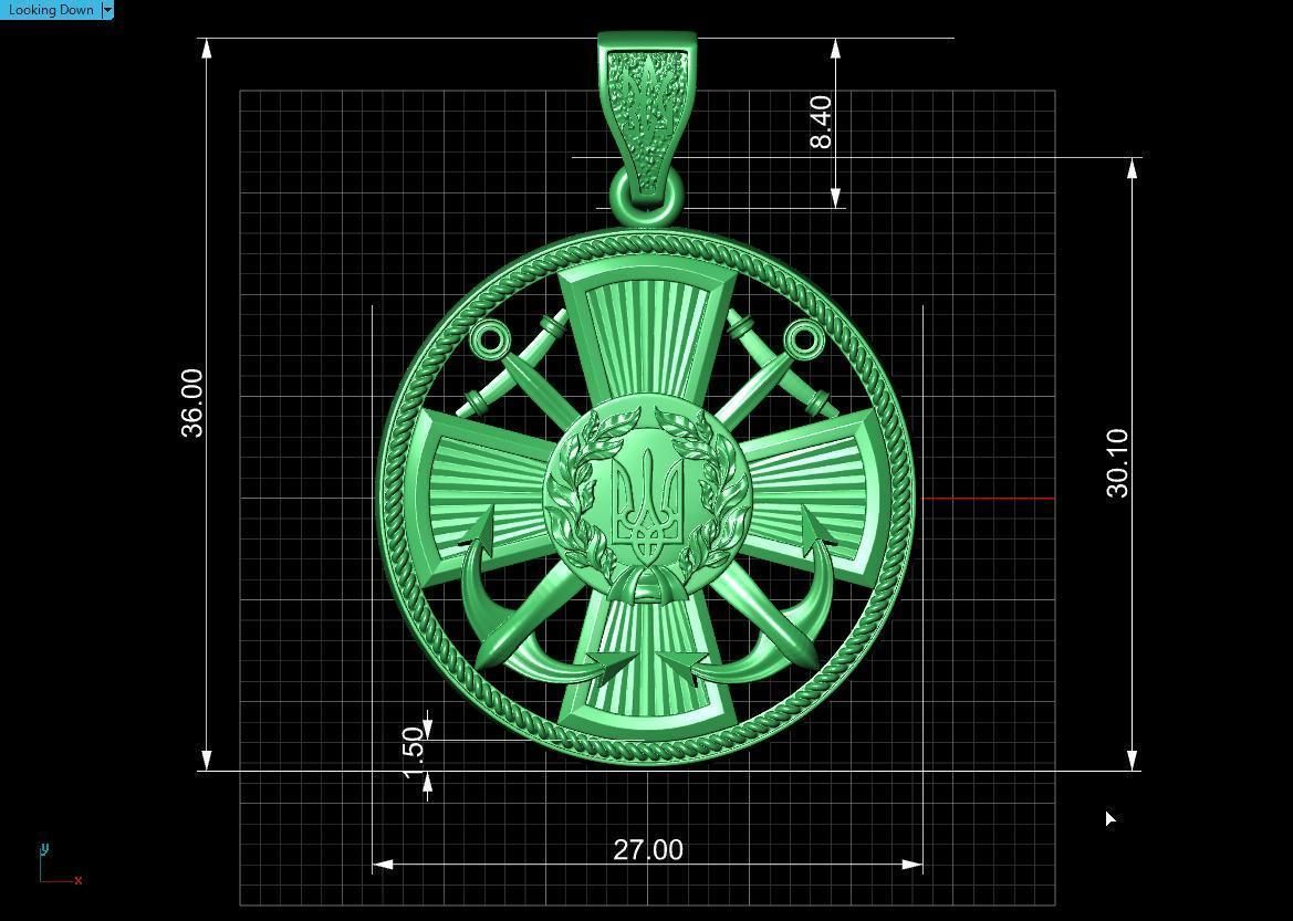 Ukranian Army Emblems 3D print model_15