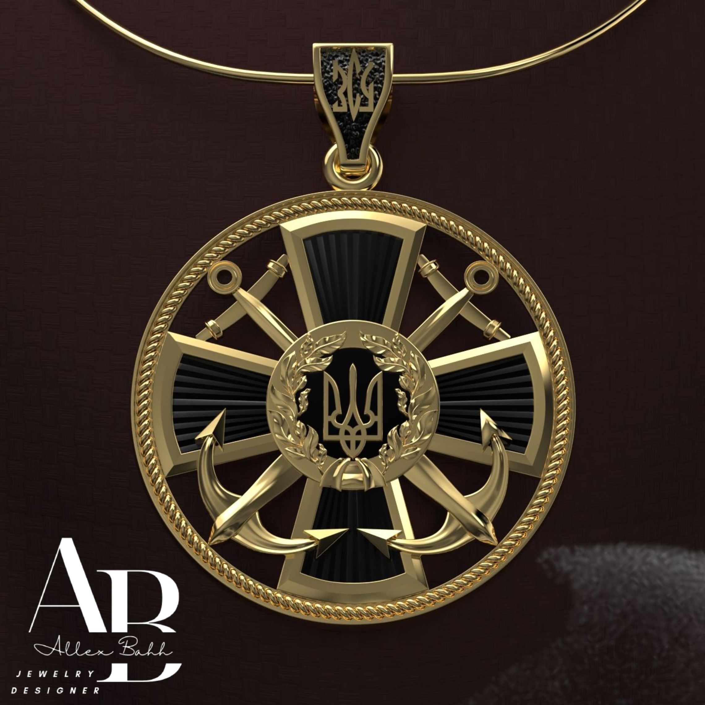 Ukranian Army Emblems 3D print model_1