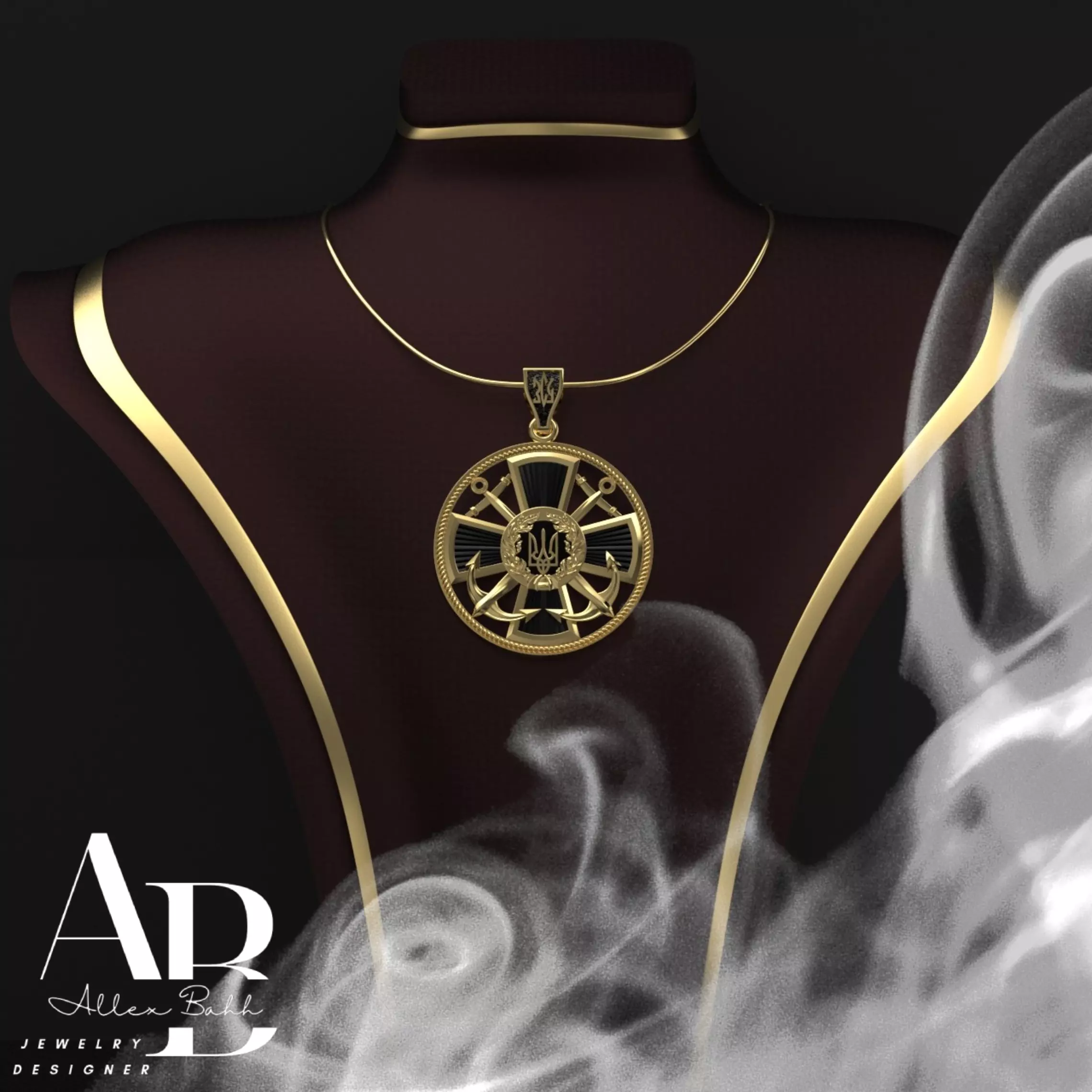 Ukranian Army Emblems 3D print model_0