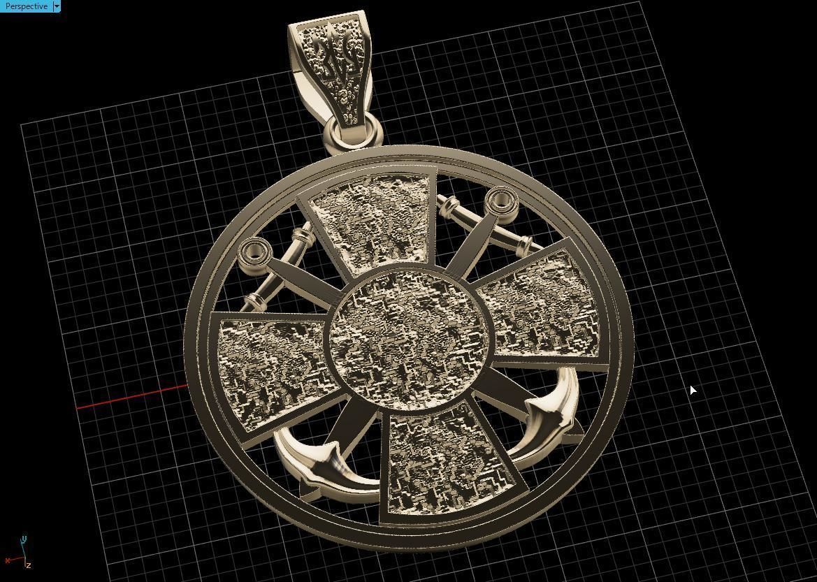 Ukranian Army Emblems 3D print model_9