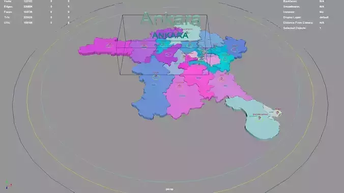 Ankara  Central Anatolia Region  Turkey map region geography