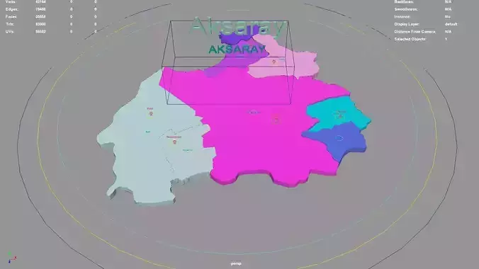 Aksaray  Central Anatolia Region  Turkey map region geography