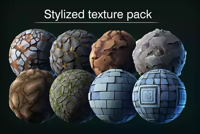 Stylized texture pack