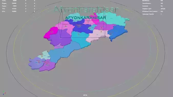 Afyonkarahisar  Aegean Region  Turkey map region geography