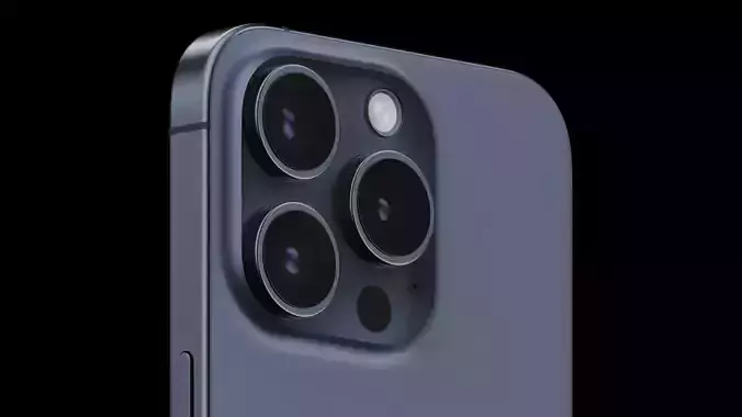 Apple iPhone 15 Pro - 3d Model with Textures