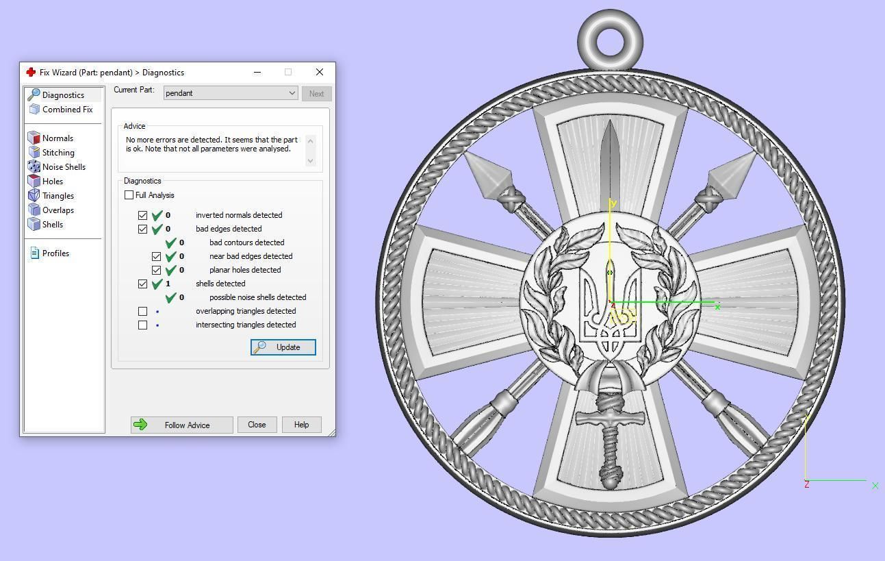 Ukranian Army Emblems 3D print model_20