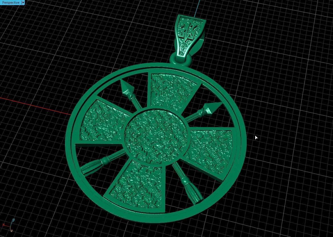 Ukranian Army Emblems 3D print model_9