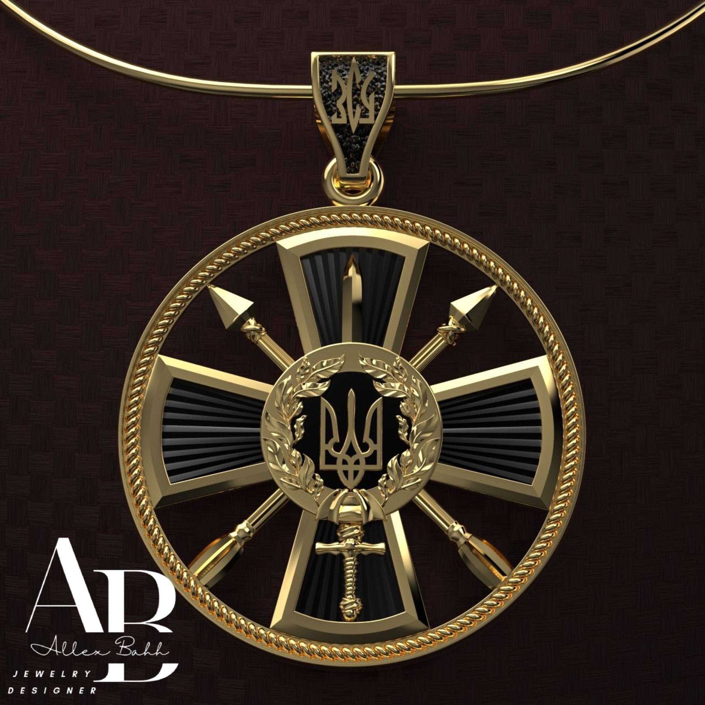 Ukranian Army Emblems 3D print model_1