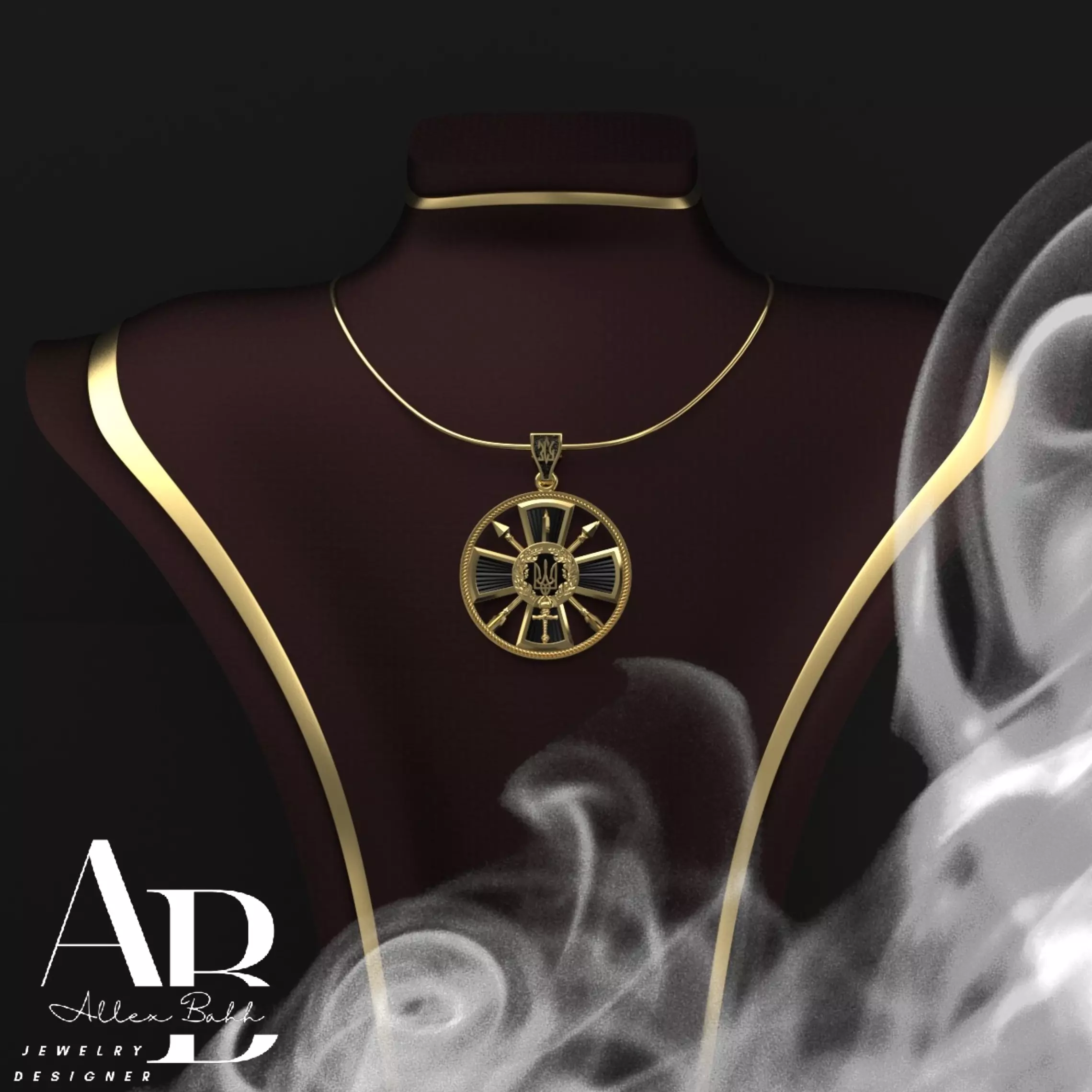 Ukranian Army Emblems 3D print model_0