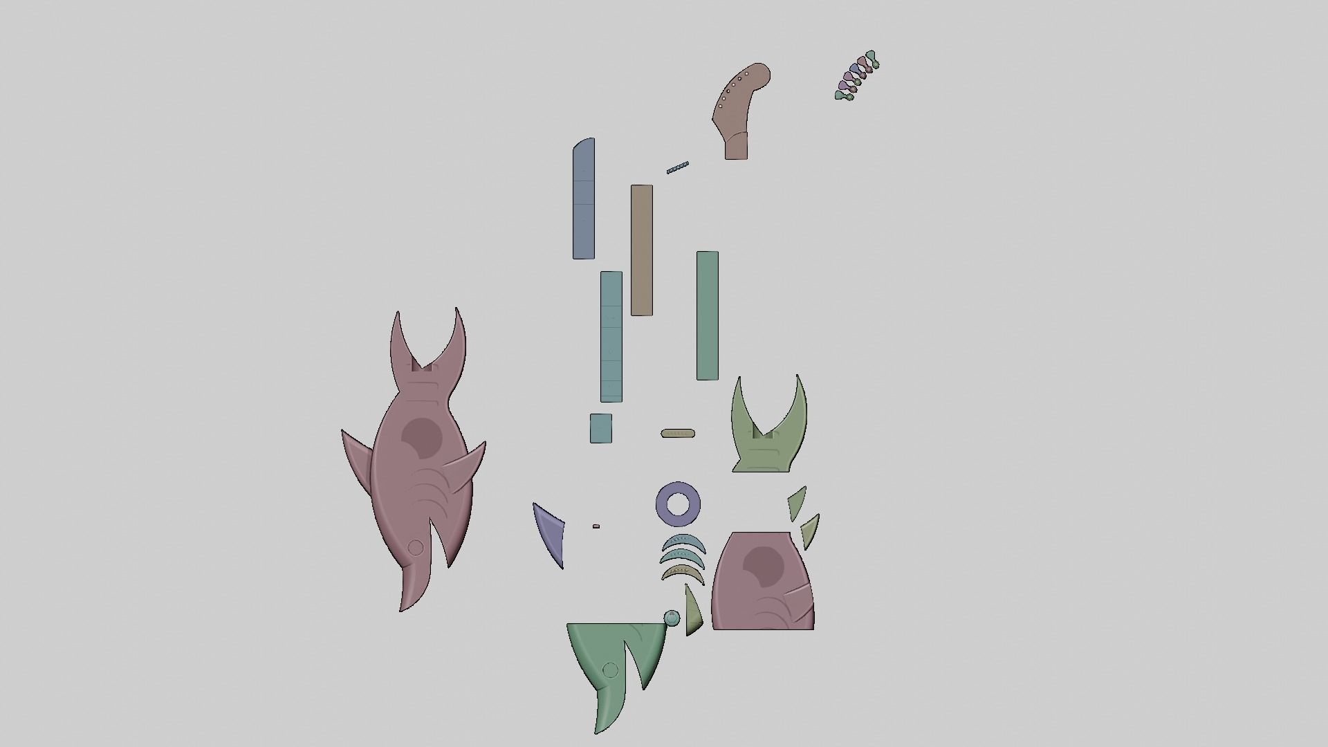 One piece Brook Soul King kit cosplay 3D print model_15